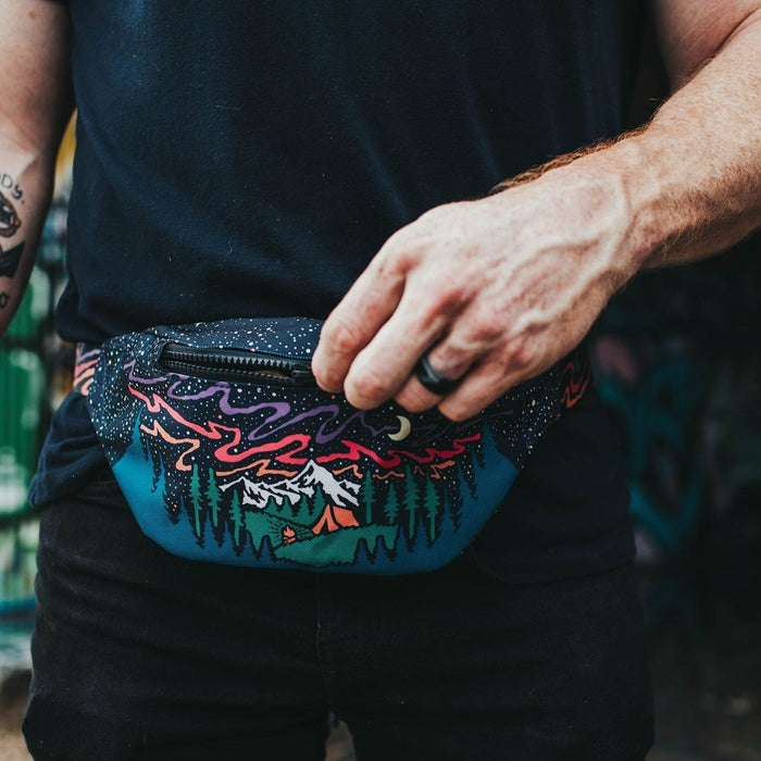 Midnight Campsite Fanny Pack
