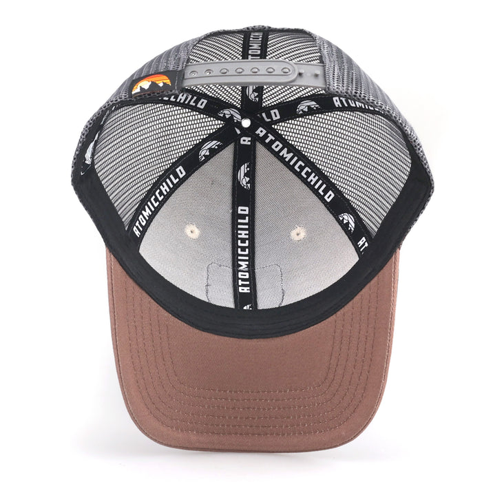 Bear Face Classic Trucker Hat (Mocha)