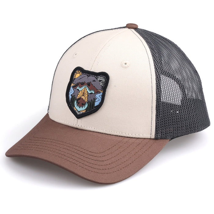 Bear Face Classic Trucker Hat (Mocha)