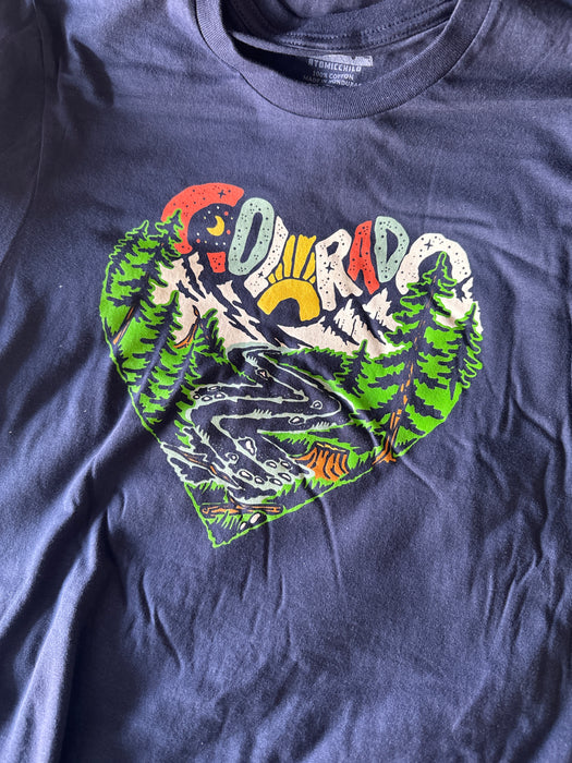 Colorado Heart T-Shirt Navy