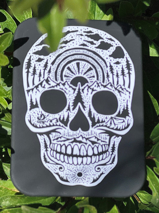 Camping Skull Magnet