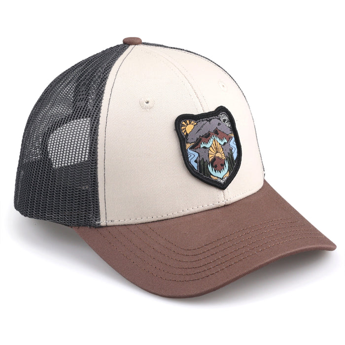 Bear Face Classic Trucker Hat (Mocha)