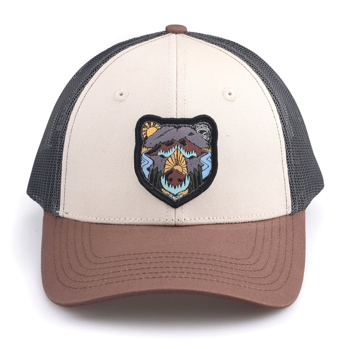 Bear Face Classic Trucker Hat (Mocha)