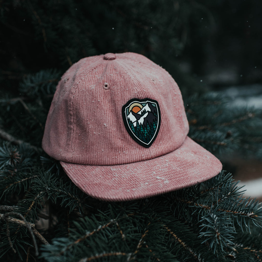 Mountain Shield Vintage Corduroy Hat — Atomicchild