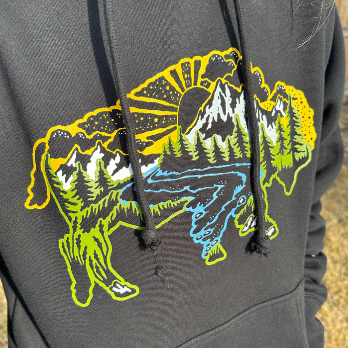 Bison Hoodie (Black)