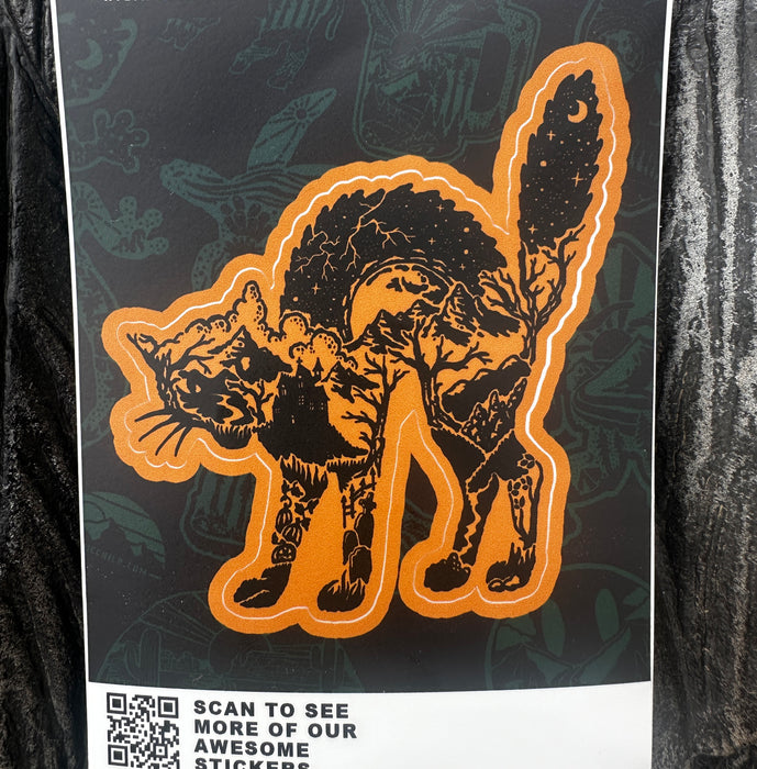 Black Cat Sticker