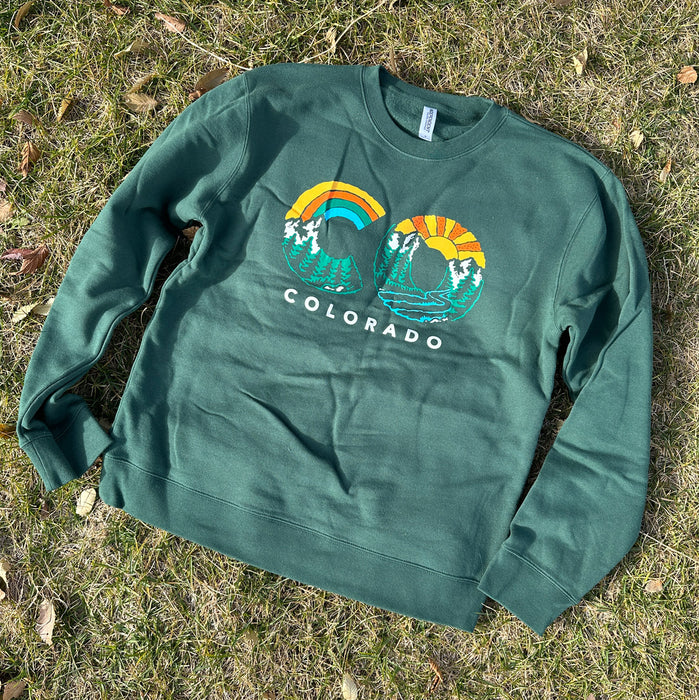 Colorado Logo Sweatshirt (Alpine Green)