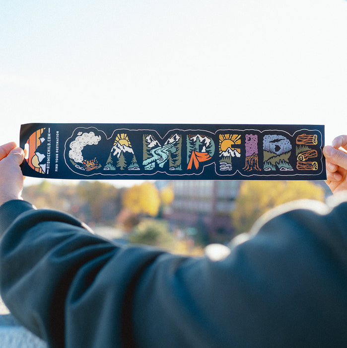 Campfire Destination Sticker