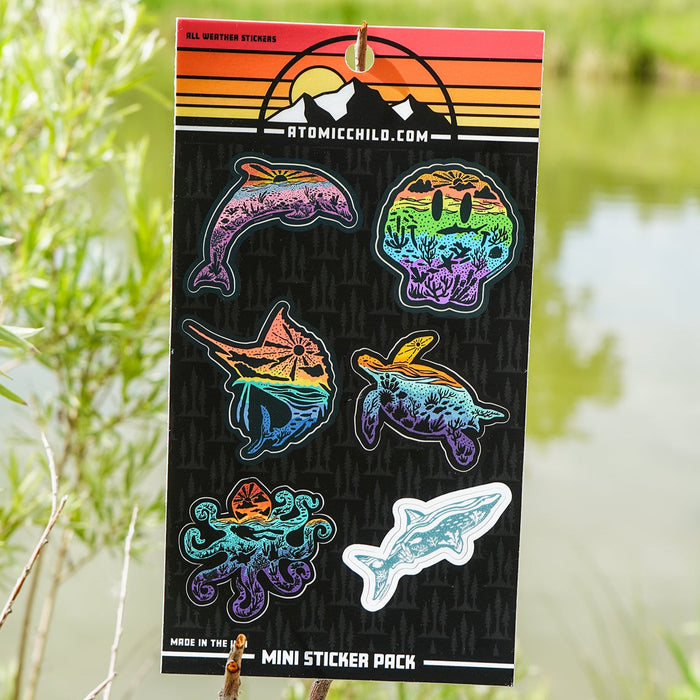 Mini Sticker Sheets Oceanic Mini Sticker Sheet — Atomicchild