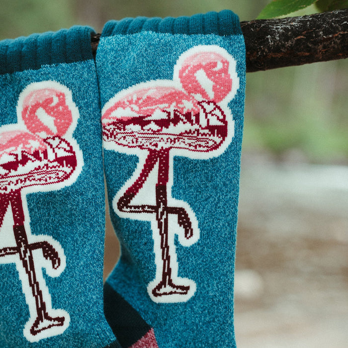 Flamingo Hiking Socks