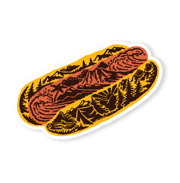 Hotdog Sticker