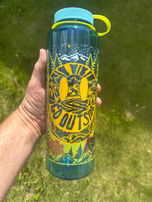 Go Outside 48oz Custom Nalgene