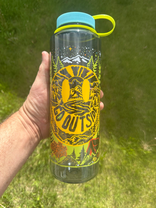 Go Outside 48oz Custom Nalgene