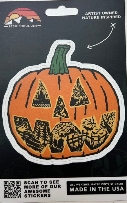 Jack O Pumpkin Sticker