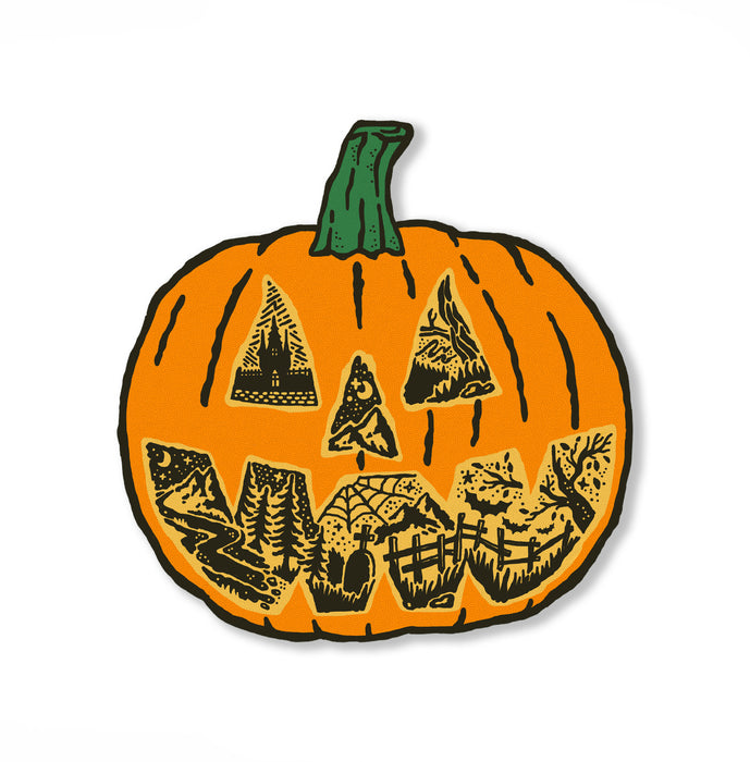Jack O Lantern Sticker