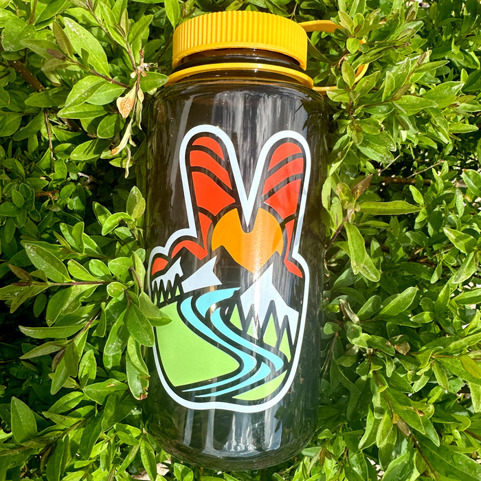 32oz Peace Nalgene Water Bottle