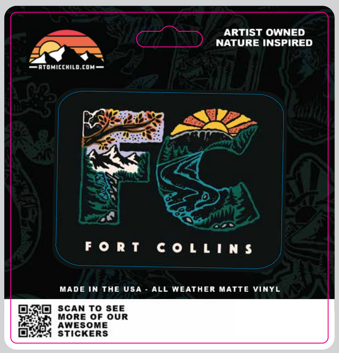 Fort Collins "FC" LOGO Sticker
