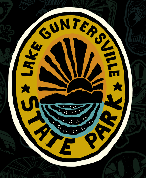 Lake Guntersville Seal Sticker