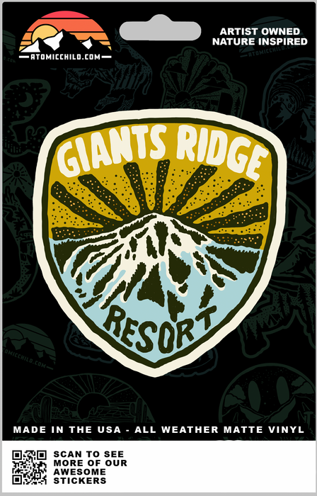 Giants Ridge Seal Sticker