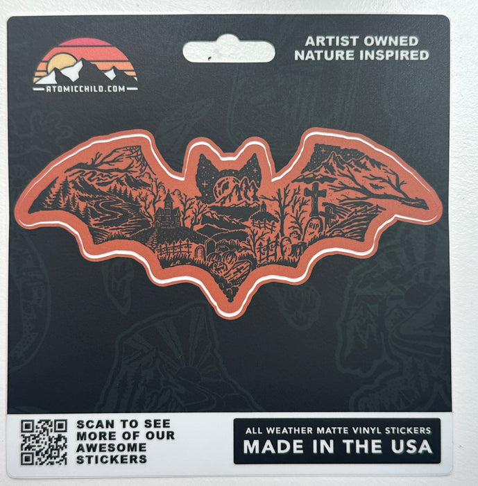 Spooky Bat Sticker