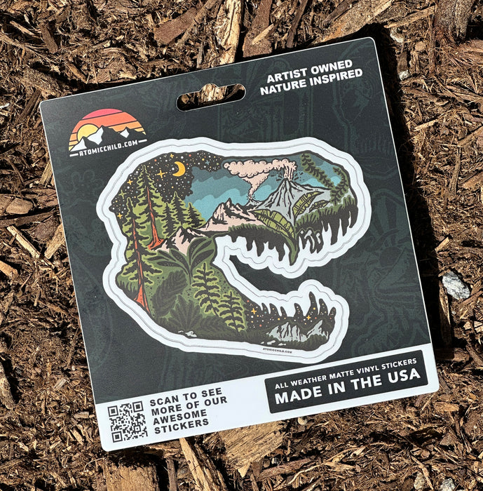 T-Rex Face Sticker