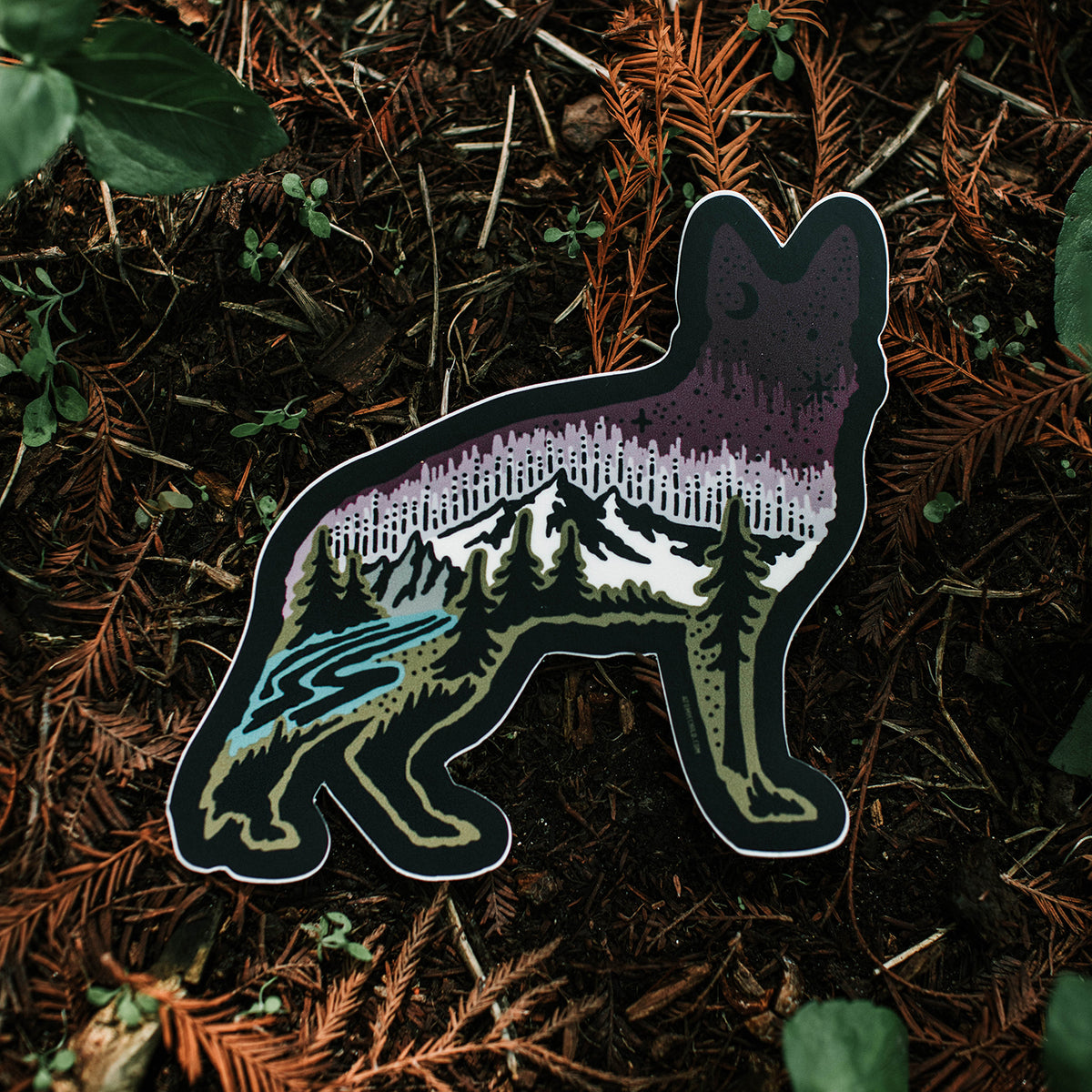 German Shepherd Sticker Atomicchild