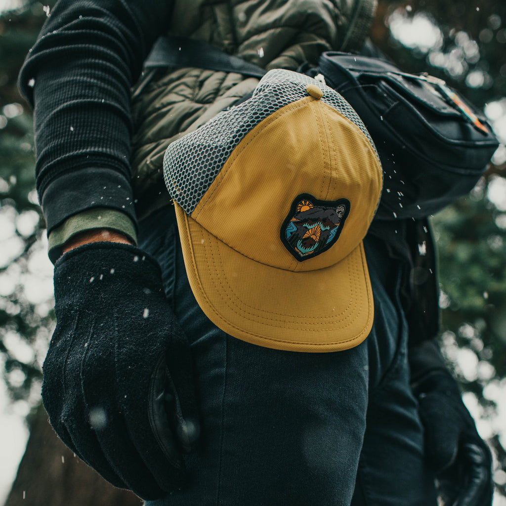 Bear Face Backpack Hat