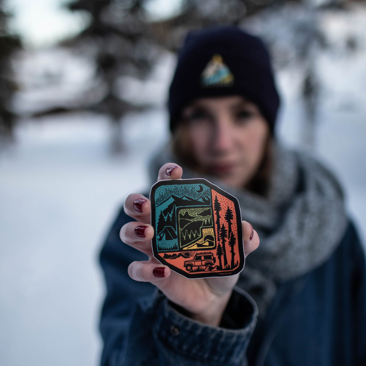 Adventure Sticker — Atomicchild