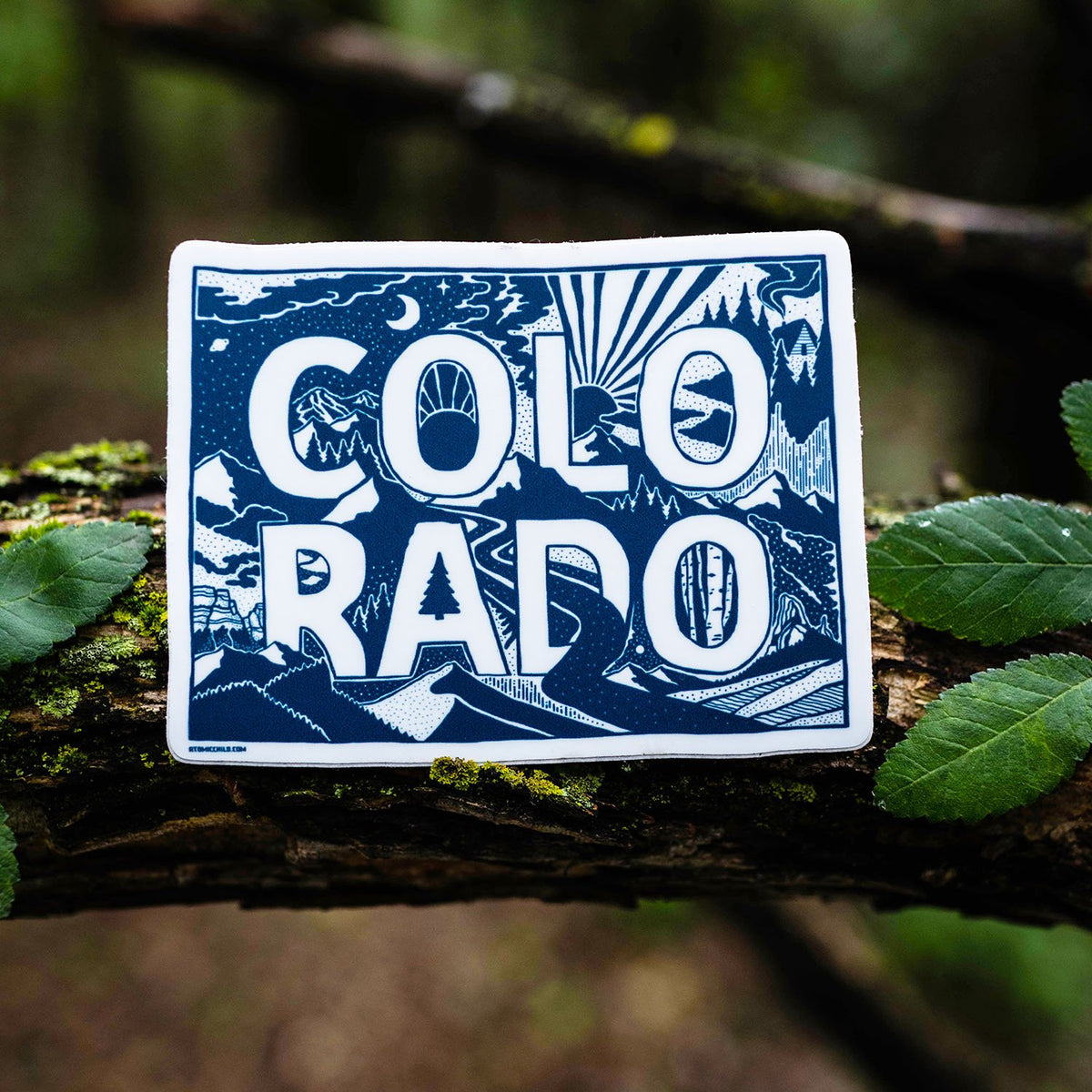 Colorado One Color Sticker — Atomicchild