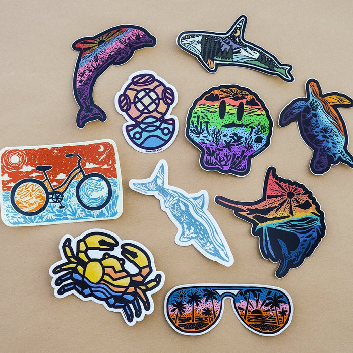 Coastal Vibes Sticker Pack