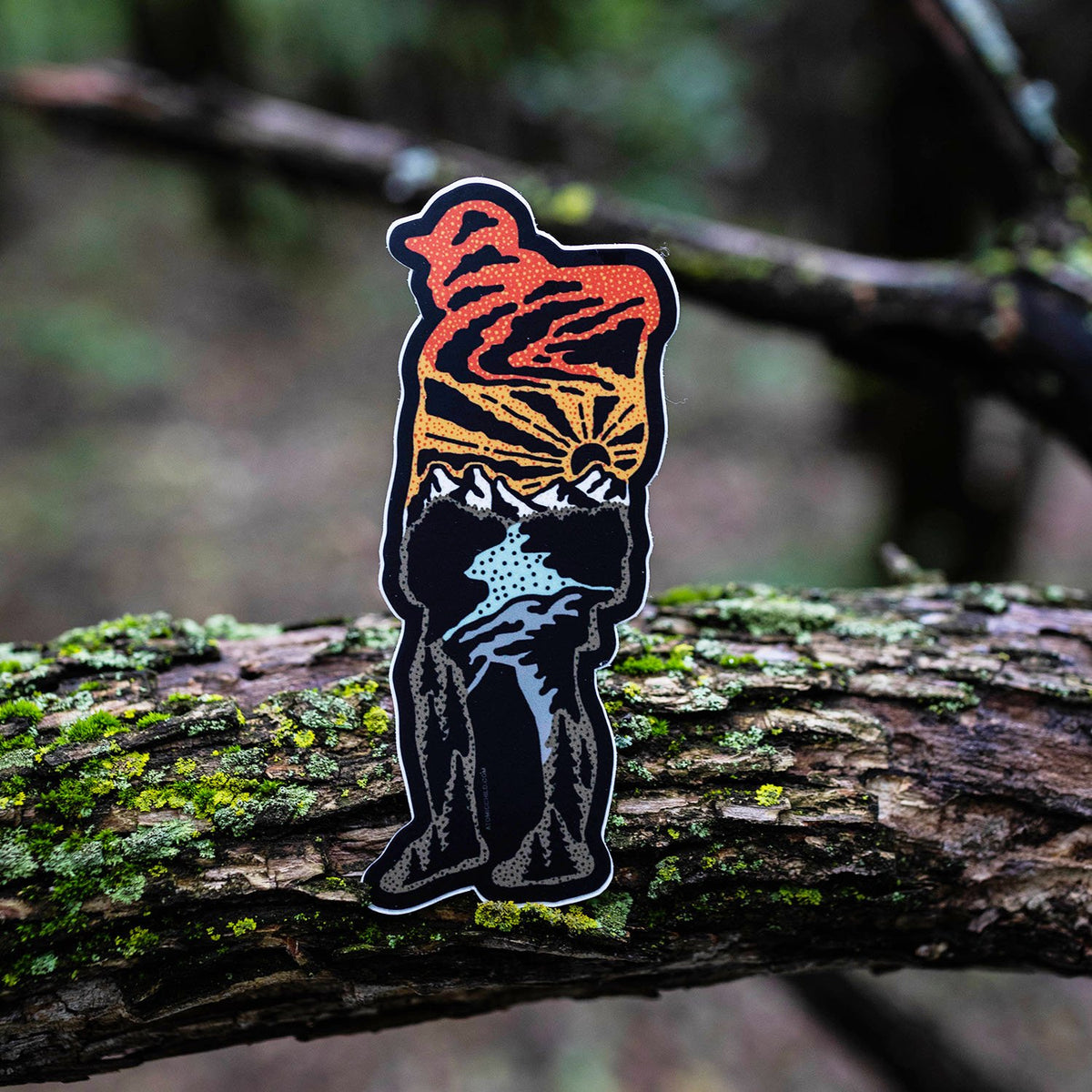 Hiker Sticker — Atomicchild