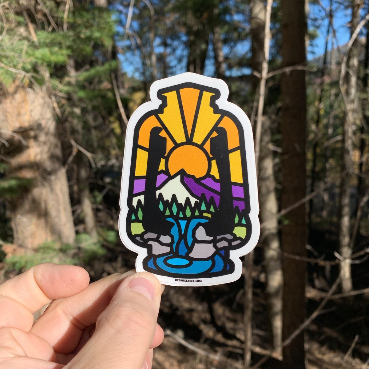 Lantern Sticker — Atomicchild