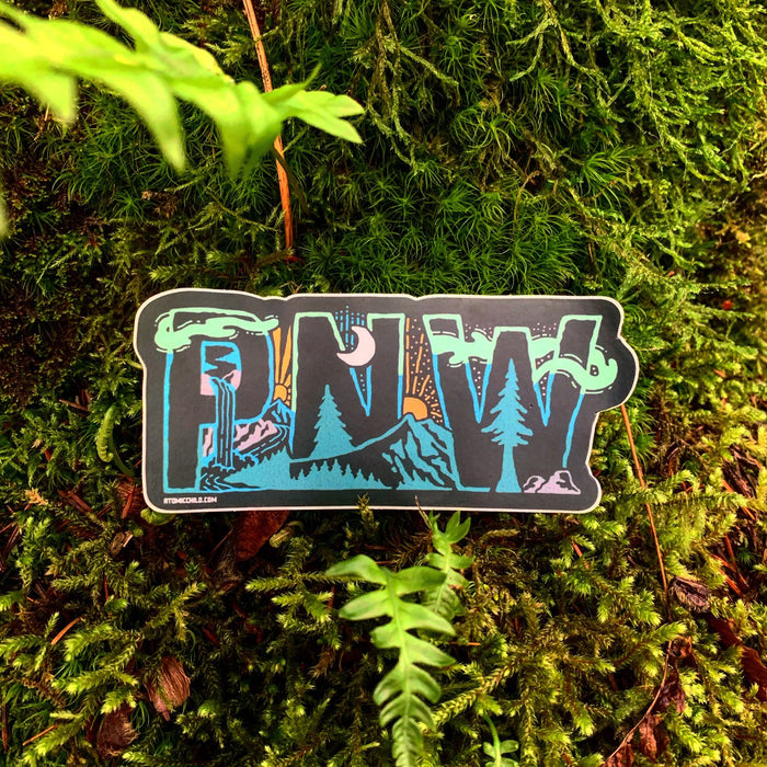 P.N.W Sticker