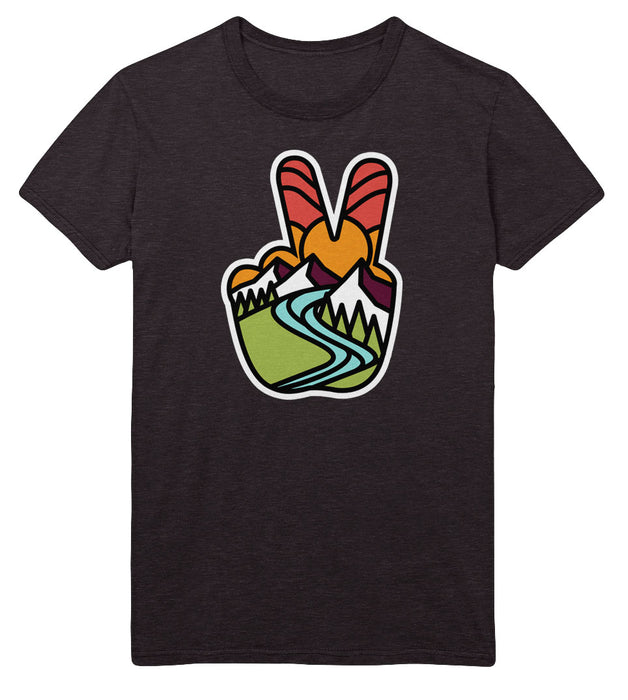 Peace T-Shirt - Heather Graphite