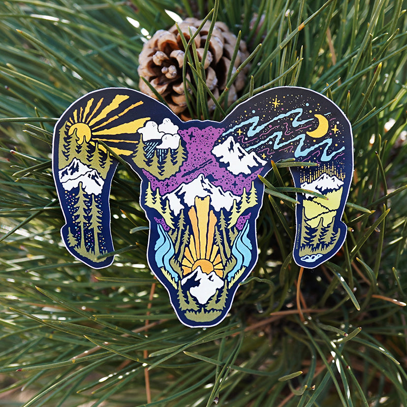 Ram Sign Sticker Ram Sticker — Atomicchild