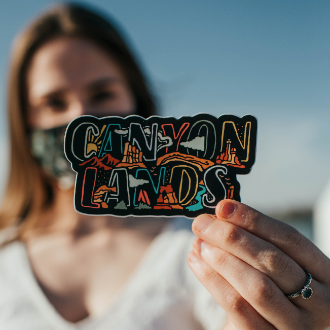Canyonlands Nameplate Sticker