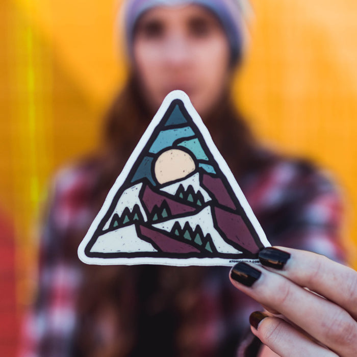 Triangle Mountain Sticker